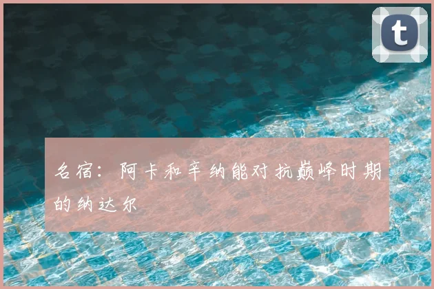 名宿：阿卡和辛纳能对抗巅峰时期的纳达尔